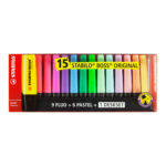 STABILO SET 15 COLORES