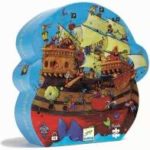 DJECO PUZZLE SILUETA EL BARCO PIRATA 54 PZAS