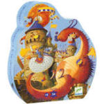 DJECO PUZZLE SILUETA VAILLANT Y EL DRAGON 54 PZAS