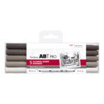 TOMBOW ABT PRO 5 COLORES GAMA GRISES