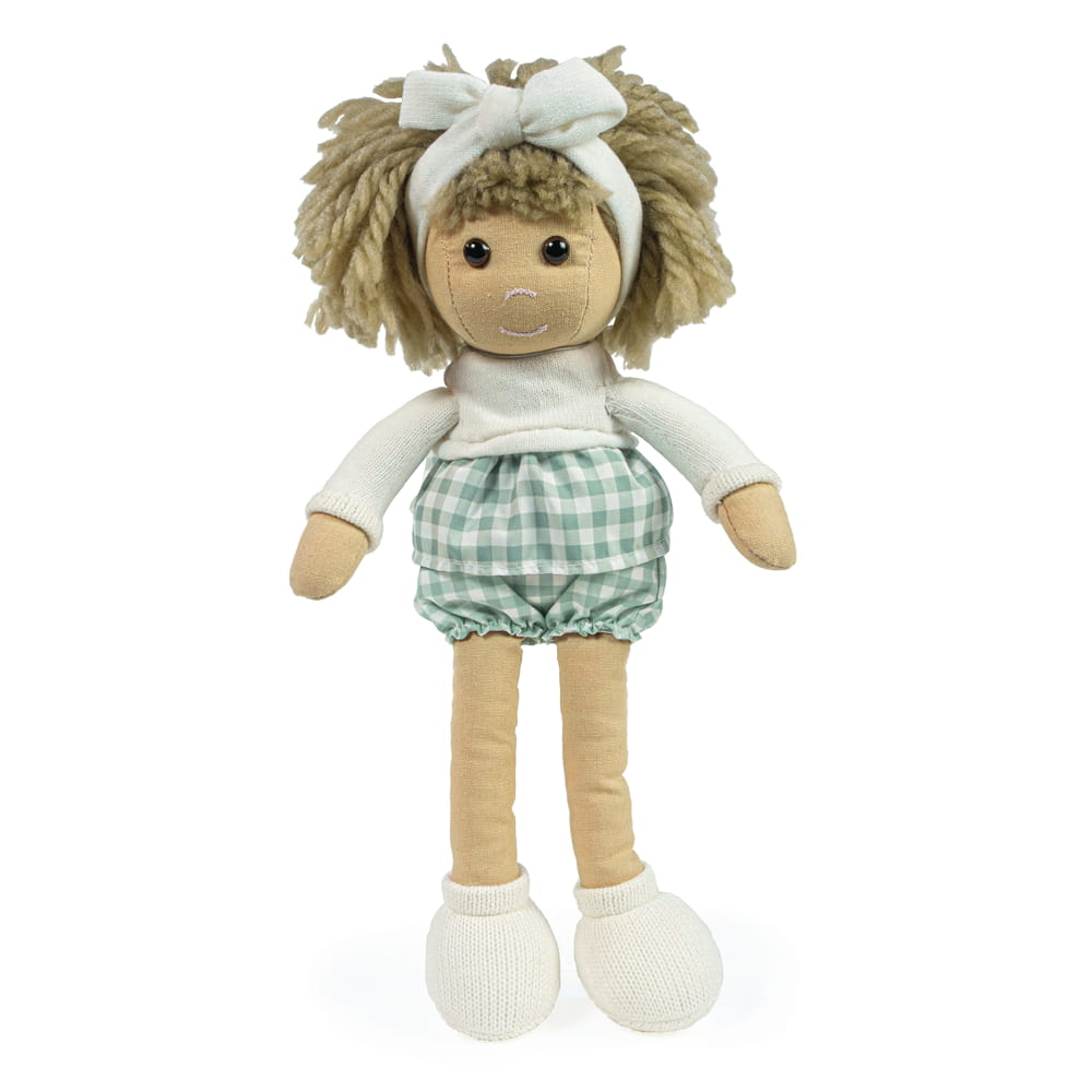 MUÑECA CRIS VICHY VERDE