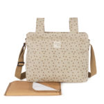 WALKING MUM BOLSA CANASTILLA CORAZONES POPPY CANELA