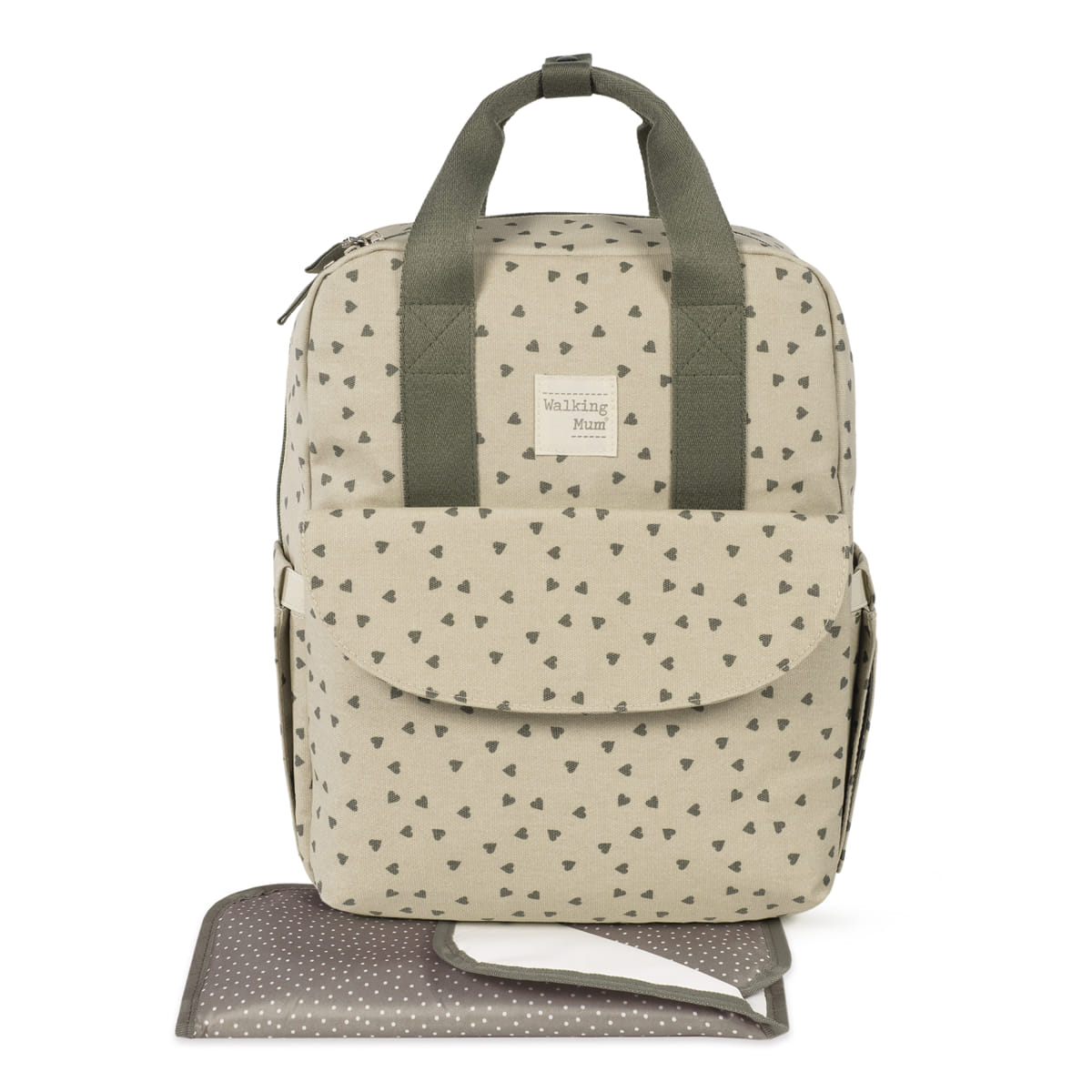 WALKING MUM MOCHILA CORAZONES POPPY MUSGO