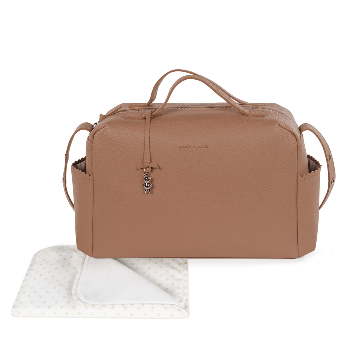 PASITO A PASITO BOLSA CANASTILLA ICON CARAMEL