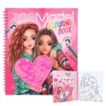 TOP MODEL LIBRO PARA COLOREAR CON LENTEJUELAS