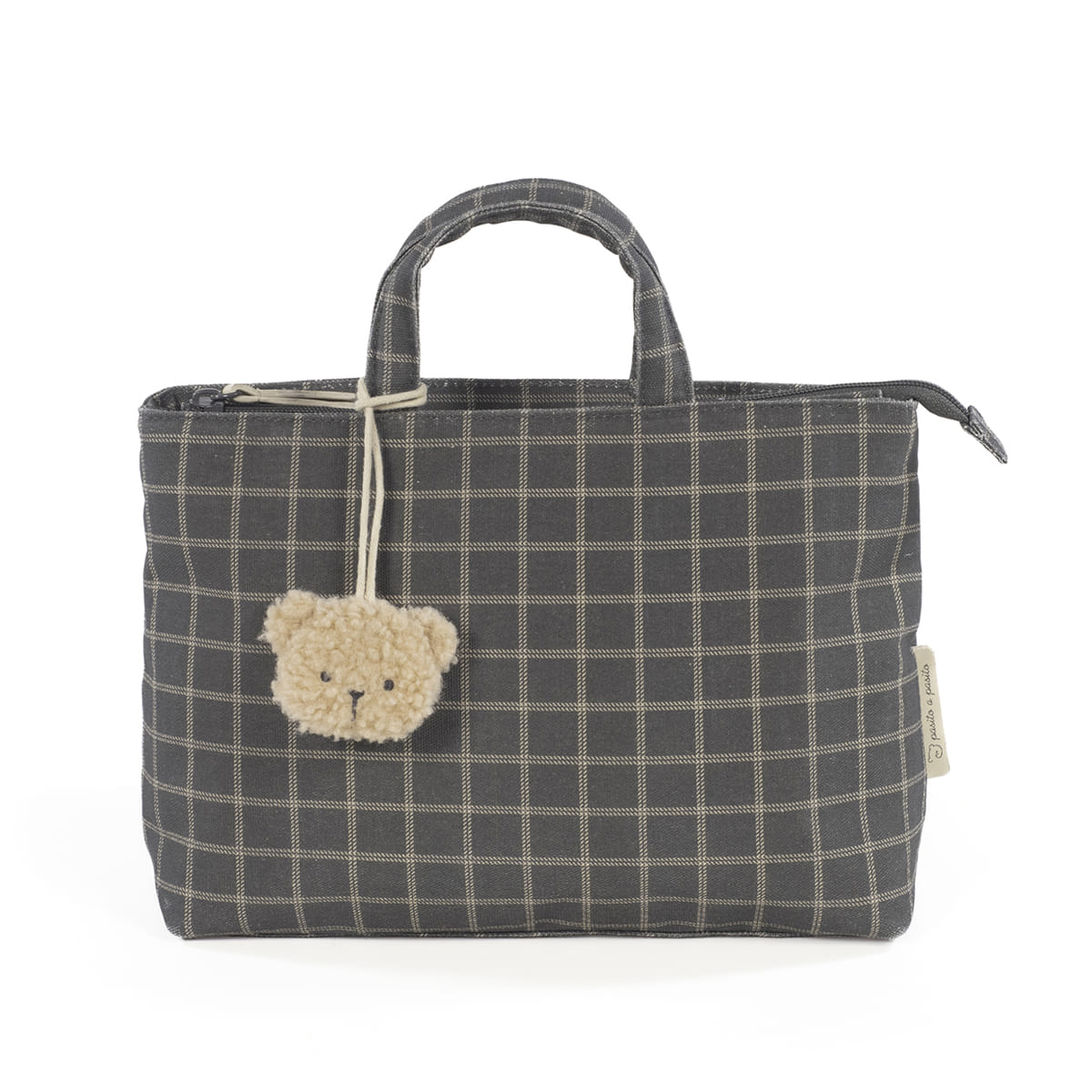 PASITO A PASITO NECESER TARTAN