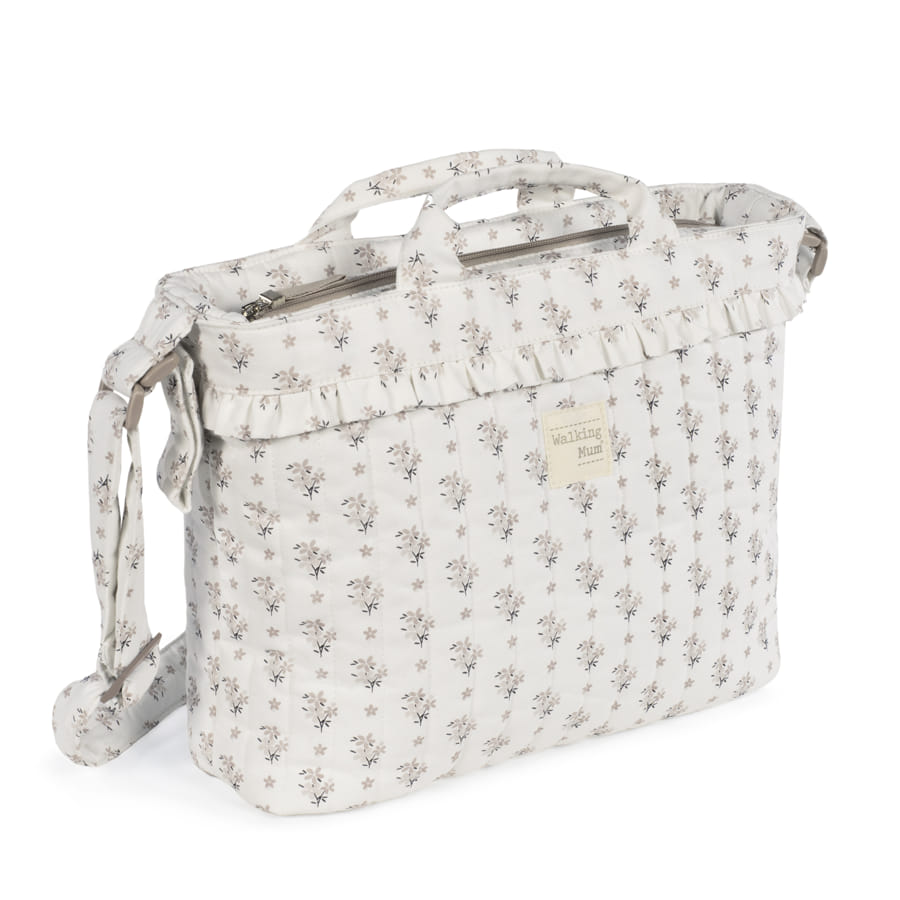 BOLSA CANASTILLA BOTTON FLORES WALKING MUM