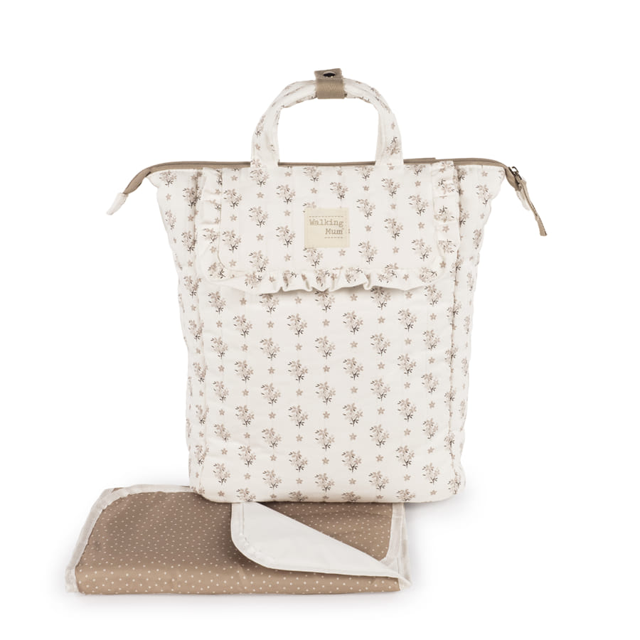 MOCHILA BOTTON FLORES WALKING MUM